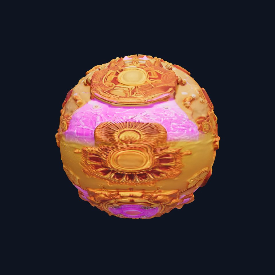 Steampunk Gears Metallic HQ PBR Textures Set